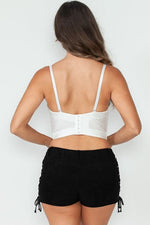 All Over Pearl Bustier