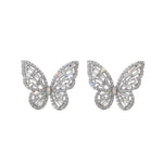 Butterfly Earrings - Silver Photo four