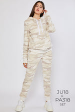 Relaxed Fit Jogger - Beige Camo Photo three