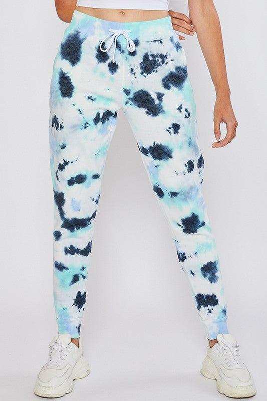 Relaxed Fit Jogger - Navy Tie Dye.