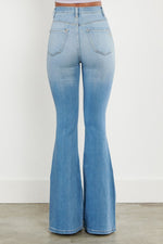 Jane Distressed Flare Jeans Photo five