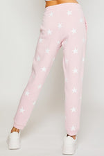 High Rise Jogger - Pink Stars Photo two