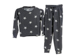 Toddler Charcoal Star Lounge Set - Pullover & Joggers Photo two