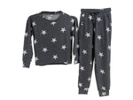 Toddler Charcoal Star Lounge Set - Pullover & Joggers Photo three