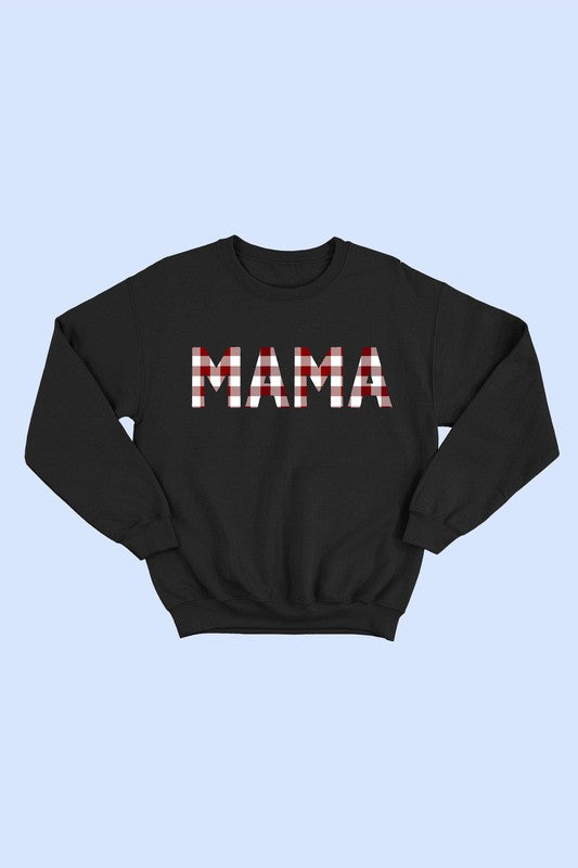 Plaid MAMA Sweatshirt