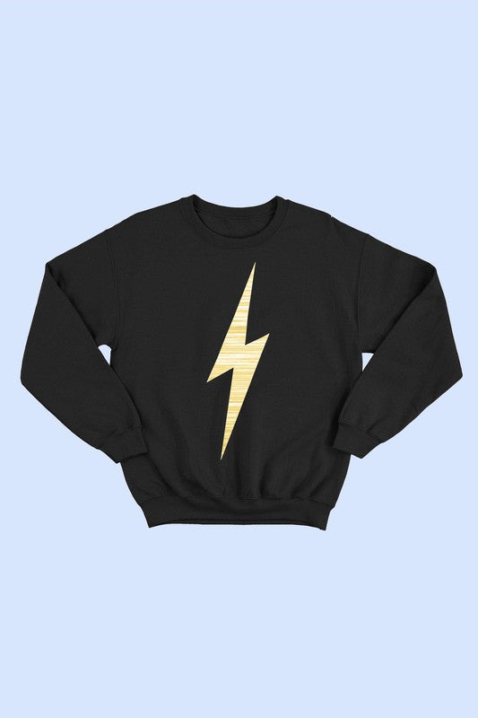 Gold Lightning Sweatshirt - Foil Photo two