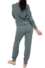 Sage Green Lounge Set - Top & Joggers two