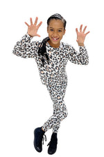 Kids Leopard Lounge Set - Pullover & Joggers Photo two
