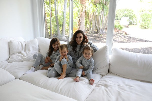 Toddler Grey Star Lounge Set - Pullover & Joggers Photo three