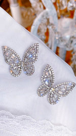 Butterfly Earrings - Silver Photo two