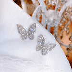 Butterfly Earrings - Silver Photo five