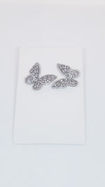 Butterfly Earrings - Silver Photo six