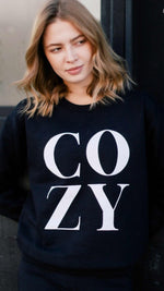 Cozy Sweatshirt - Black Photo three