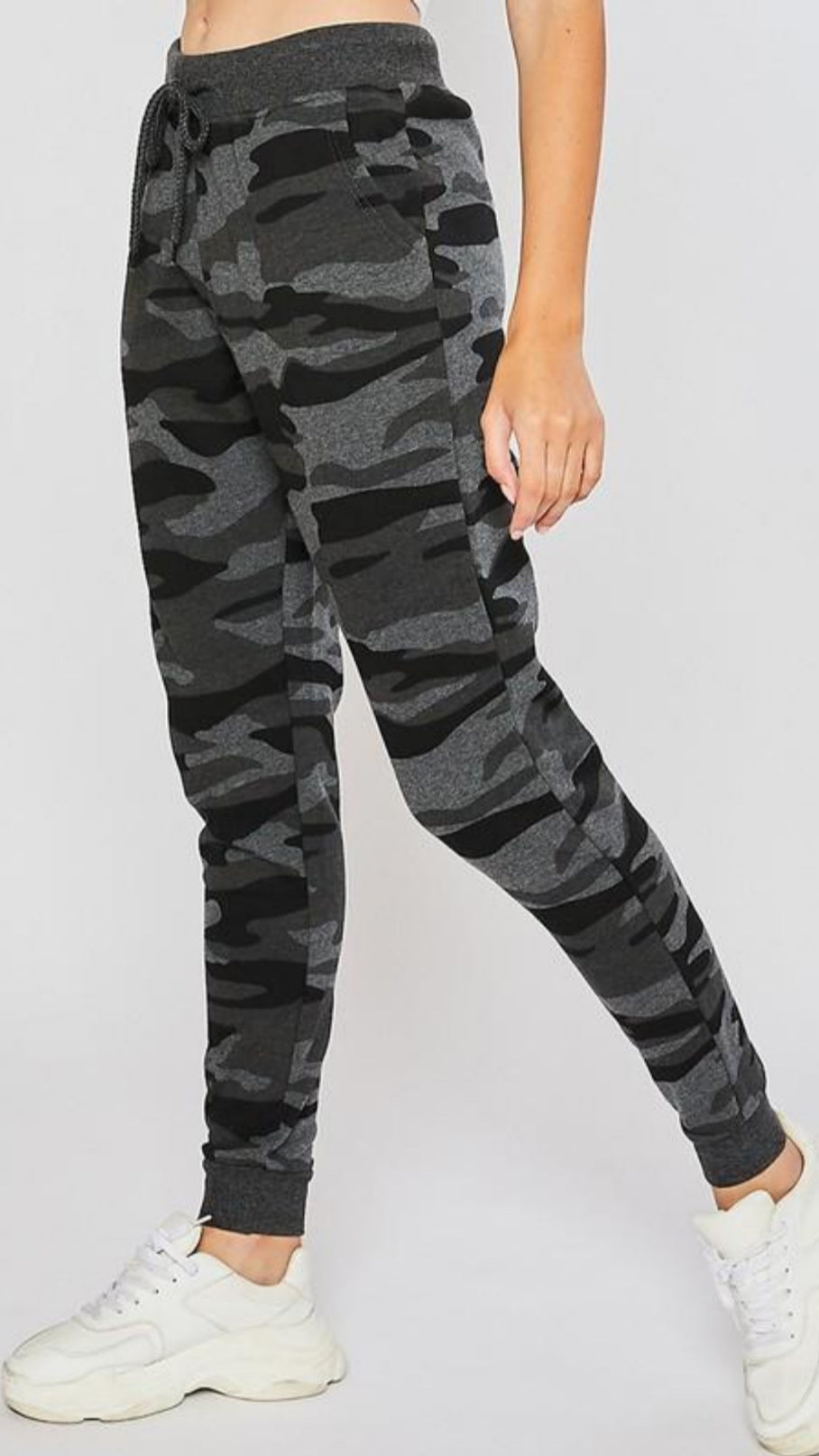 Relaxed Fit Jogger - Charcoal Camo.