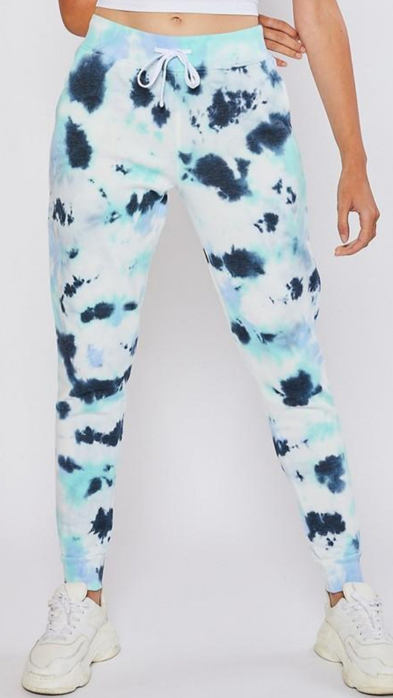 Relaxed Fit Jogger - Navy Tie Dye.