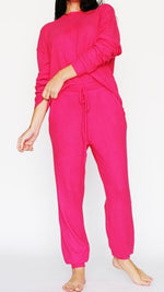 Strawberry Pink Lounge Set - Top & Joggers.