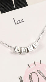 LOVE Beads Necklace - Silver