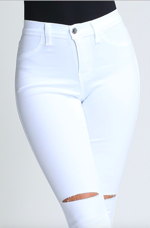 Classic White Jeans Photo three