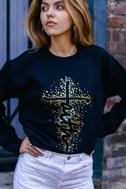 Gold Faith Sweatshirt Photo two