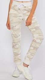 Relaxed Fit Jogger - Beige Camo