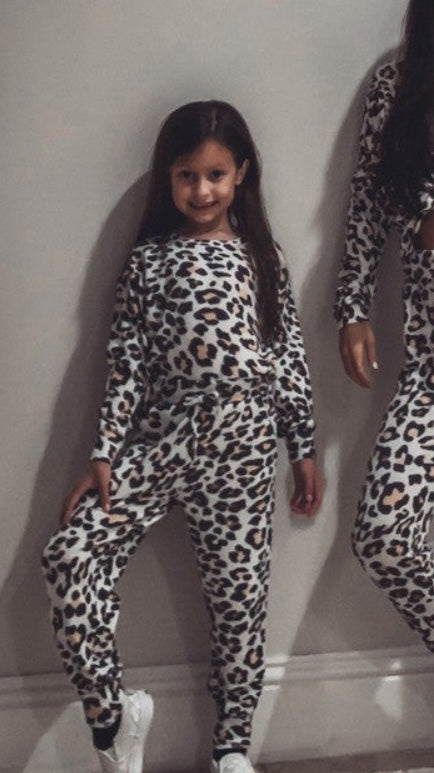 Toddler Leopard Lounge Set - Top and Joggers
